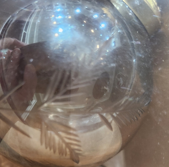 🆕️ Tidings & Joy Cut Glass Ornaments - Picture 9 of 10